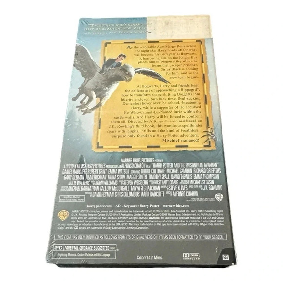 Sealed VHS Harry Potter and the Prisoner of Azkaban - Picture 3 of 6